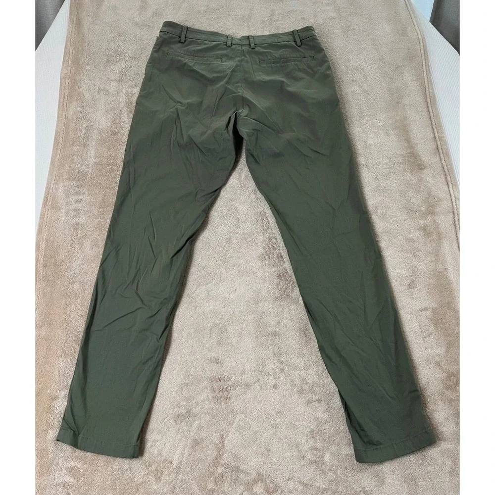 Birddogs Boomstick Chino Pants Men's 34x32 Green Lined Performance Stretch EUC